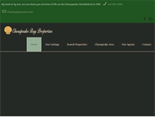 Tablet Screenshot of chesapeakebayproperty.com